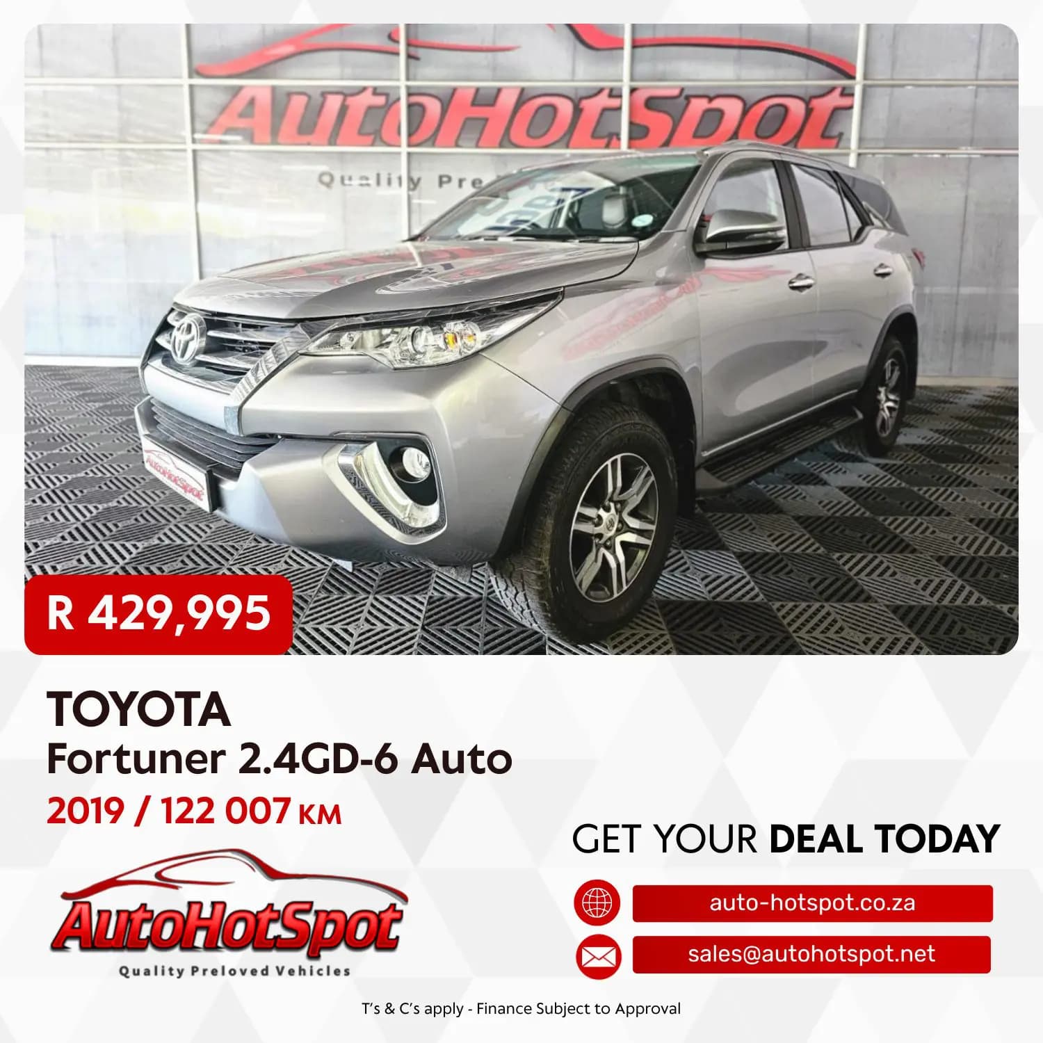 2019 Toyota Fortuner 2.4GD-6 Auto