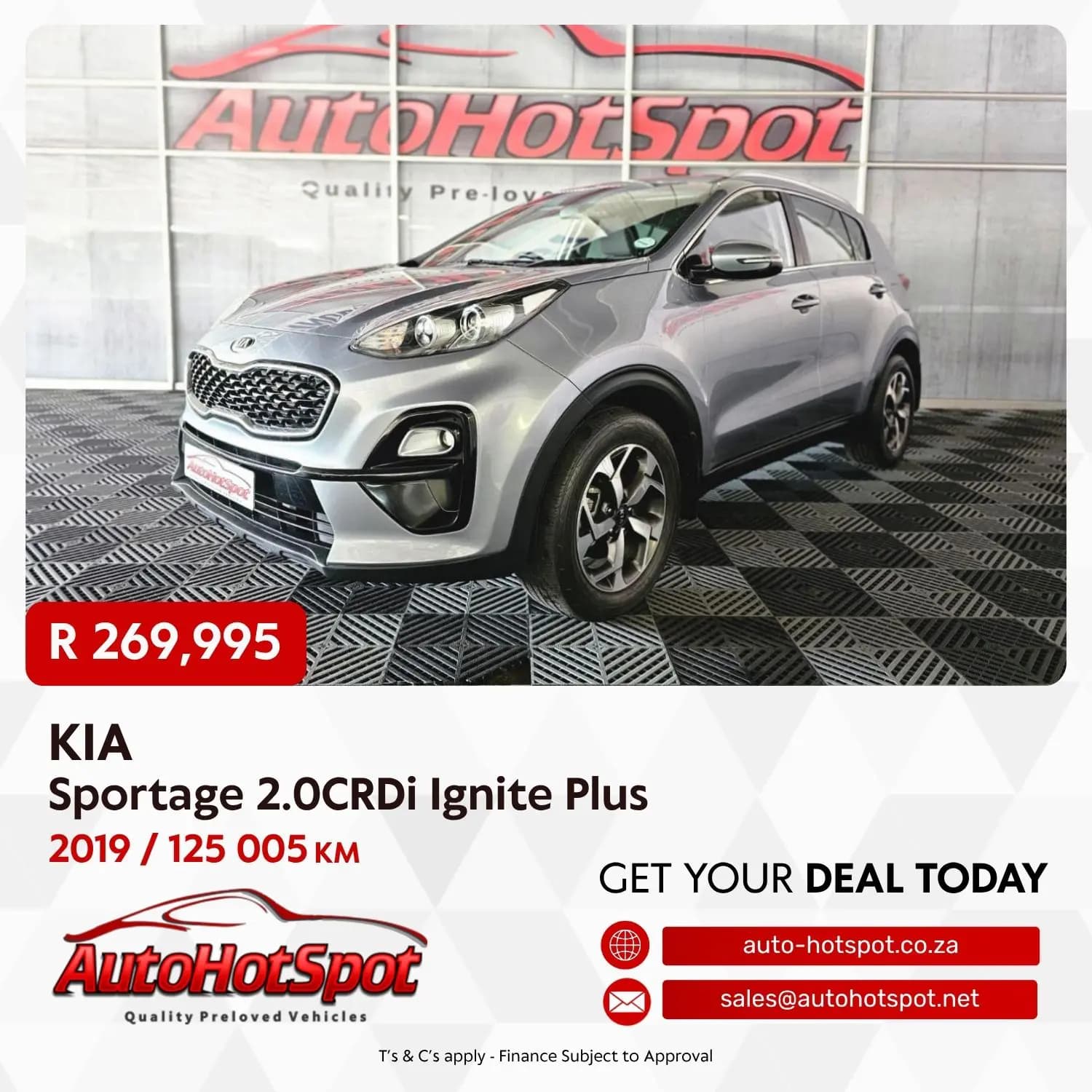 2019 Kia Sportage 2.0CRDi Ignite Plus