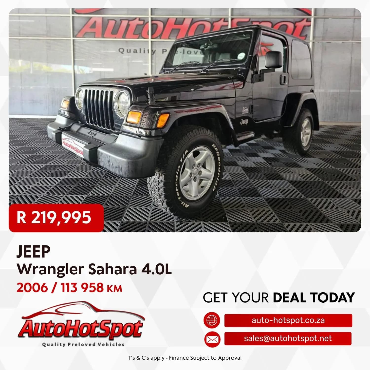 2006 Jeep Wrangler Sahara 4.0