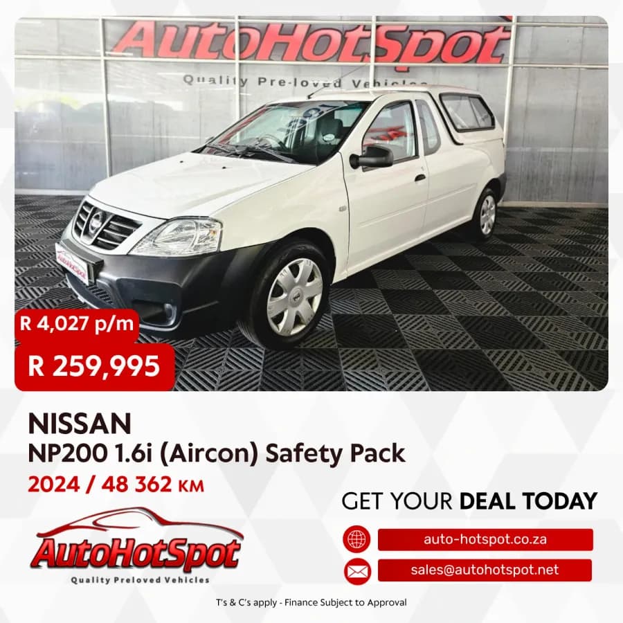 2024 Nissan NP200 1.6i (Aircon) Safety Pack