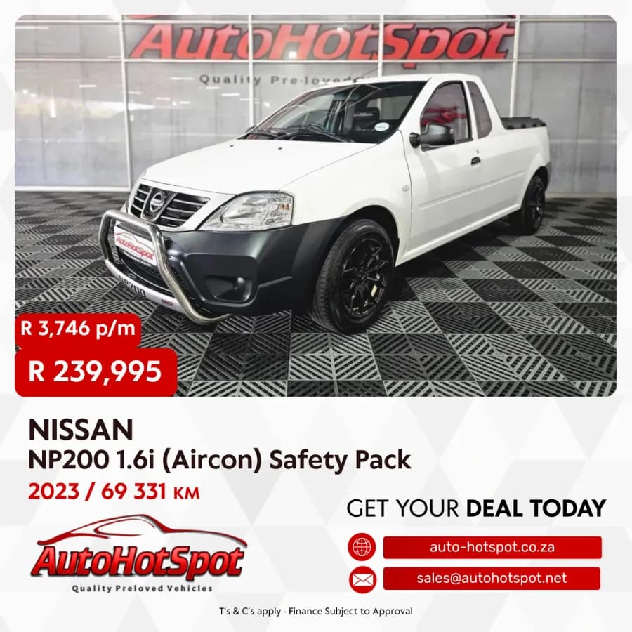 2023 Nissan NP200 1.6i (Aircon) Safety Pack