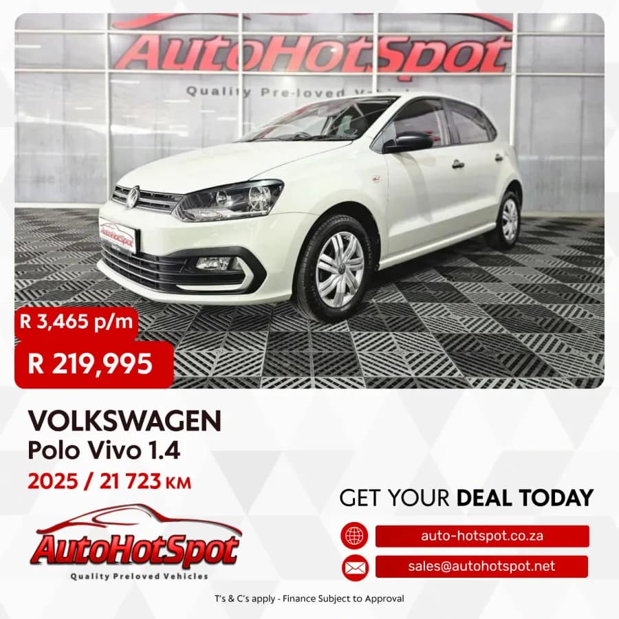 2025 Volkswagen Polo Vivo 1.4