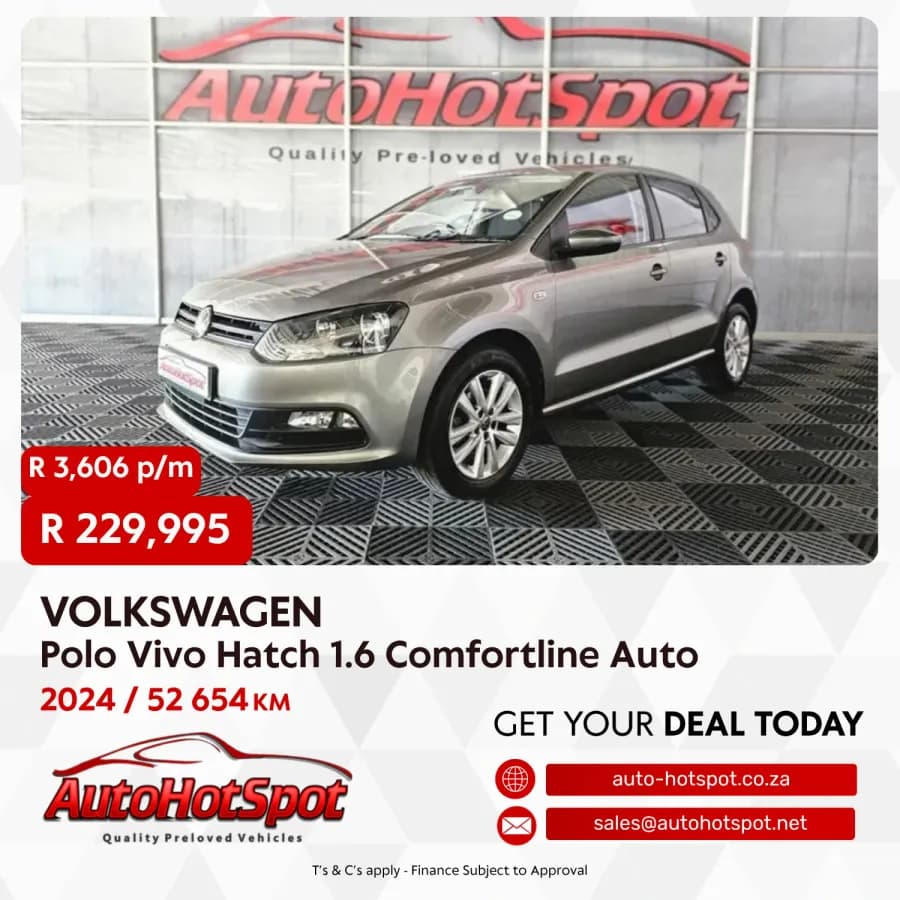 2024 Volkswagen Polo Vivo Hatch 1.6 Comfortline Auto