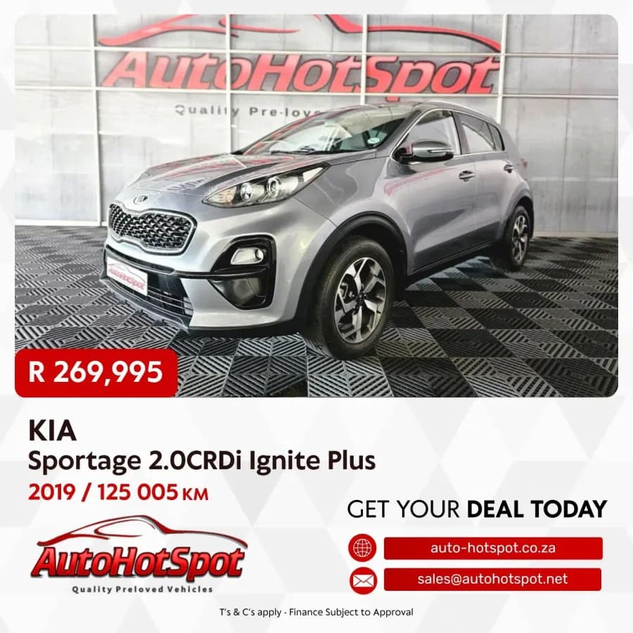 2019 Kia Sportage 2.0CRDi Ignite Plus