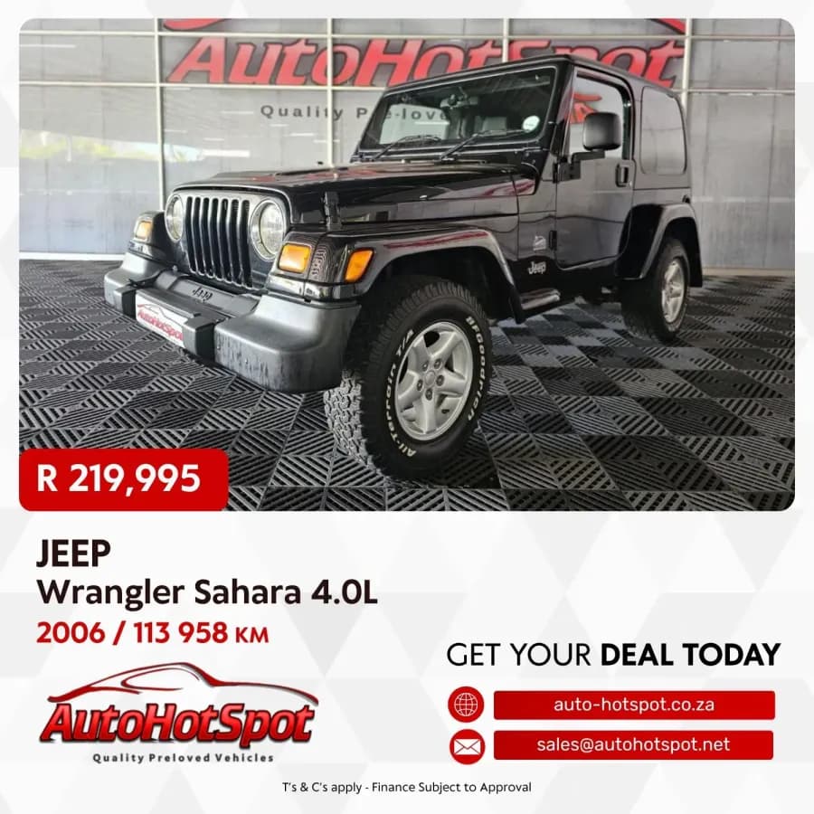 Cars For Sale — Jeep Wrangler