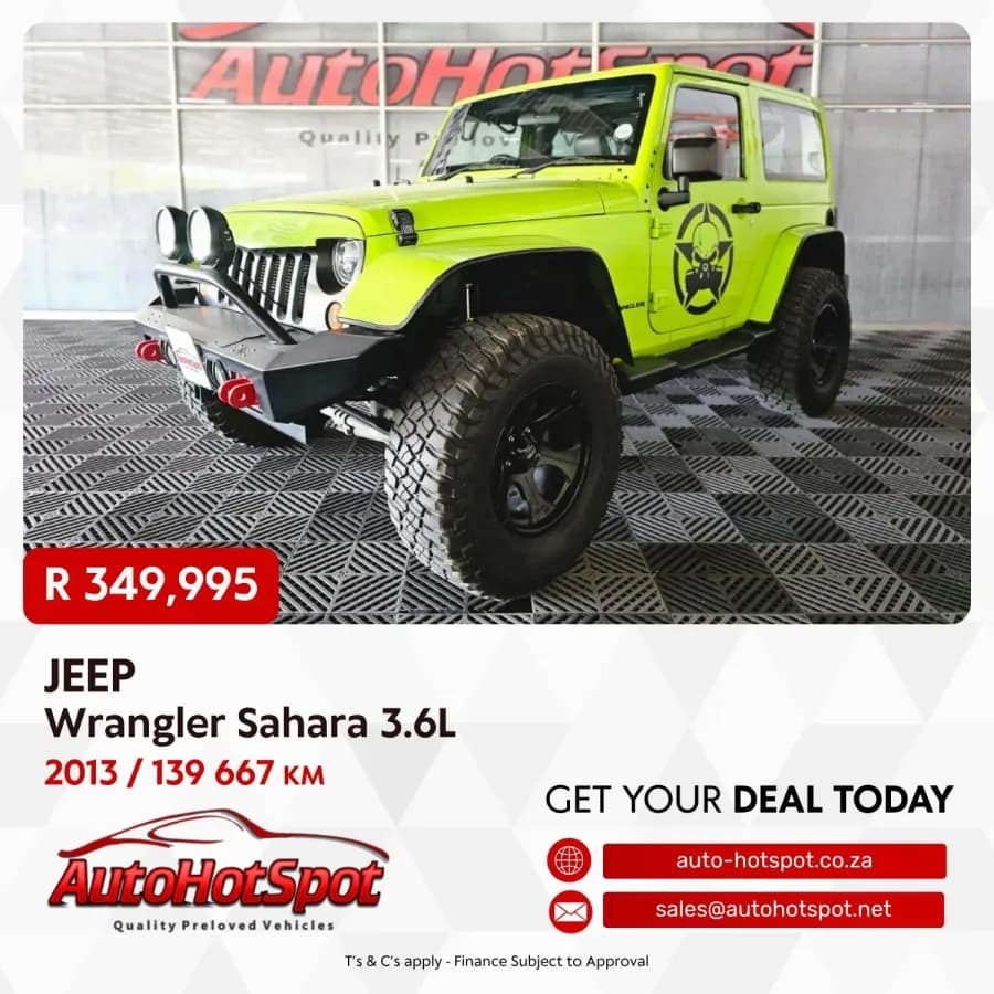 2013 Jeep Wrangler 3.6L Sahara