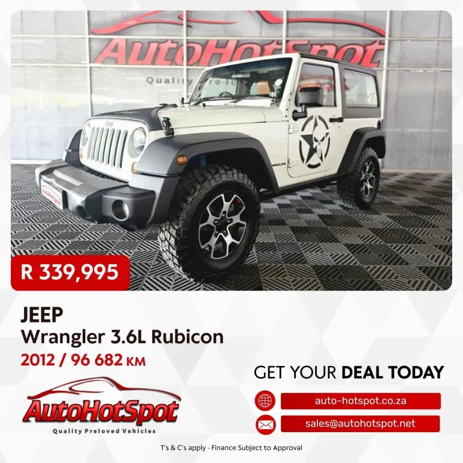 2012 Jeep Wrangler 3.6L Rubicon